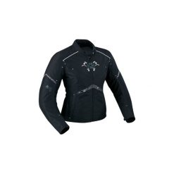 Kurtka tekstylna damska IXON DIVA STAR kolor czarny/biały rozmiar M. Czarne kurtki damskie IXON, m, bez wzorów, retro, bez kaptura. Za 249,00 zł.