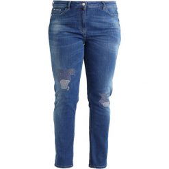 Jeansy damskie: Persona by Marina Rinaldi IESI Jeansy Slim Fit mid blue denim