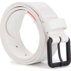 Pasek Męski DIESEL - B-Line Fluo X06029 PR227 T1003. Białe paski męskie Diesel, w paski, ze skóry. W wyprzedaży za 249,00 zł.