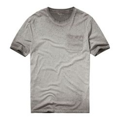 T-shirt w kolorze szarym. Szare t-shirty męskie Pepe Jeans, Mexx, Pierre Cardin, s, bez wzorów, z bawełny, z okrągłym kołnierzem. W wyprzedaży za 69,95 zł.