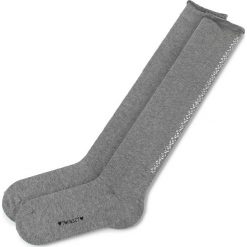 Skarpety Wysokie Damskie TWINSET - Parigina 192TA4320 Grigio Melange 00082. Szare skarpetki damskie Twinset, bez wzorów, z elastanu. Za 239,00 zł.