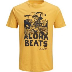 Jack&Jones Męska koszulka Joroctobooze Tee Ss Crew Neck Yolk Yellow (rozmiar S). Żółte koszulki męskie Jack&Jones, s, bez wzorów, bez kołnierzyka, bez rękawów. W wyprzedaży za 37,00 zł.