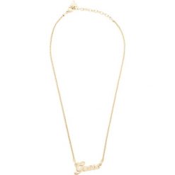Naszyjnik GUESS - UBN79077 GOLD. Żółte naszyjniki męskie Guess, ze stali. W wyprzedaży za 179,00 zł.