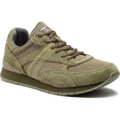 Sneakersy NAPAPIJRI - Rabari 17833011 Green Musk N751. Zielone sneakersy męskie Napapijri, na co dzień, bez wzorów, z zamszu, bez zapięcia. W wyprzedaży za 219,00 zł.