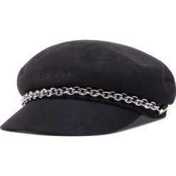 Czapka z daszkiem CALVIN KLEIN - Baker Cap Chain K60K607289 BAX. Czarne czapki damskie Calvin Klein, bez wzorów, z poliesteru. Za 269,00 zł.