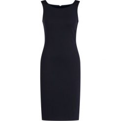 Sukienka koktajlowa Emporio Armani 6G2A6T 2JVPZ 0927. Niebieskie sukienki damskie Emporio Armani, bez wzorów, z elastanu, wizytowe, bez kołnierzyka, bez rękawów. W wyprzedaży za 489,00 zł.
