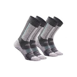 Skarpety SH520 X-WARM mid. Niebieskie skarpetki męskie QUECHUA. Za 59,99 zł.
