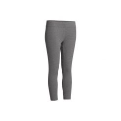 Legginsy fitness 7/8 FIT+ damskie. Niebieskie legginsy sportowe damskie DOMYOS, xl, z elastanu. W wyprzedaży za 19,99 zł.