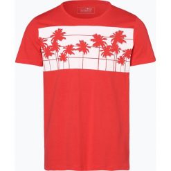 Tom Tailor Denim - T-shirt męski, czerwony. Czerwone t-shirty męskie TOM TAILOR DENIM, xl, bez wzorów, z denimu, bez kołnierzyka. Za 69,95 zł.