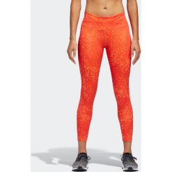 Legginsy adidas How We Do Tight W Pomarańczowe. Pomarańczowe spodnie damskie Adidas, bez wzorów, do biegania, climacool (adidas). Za 169,99 zł.
