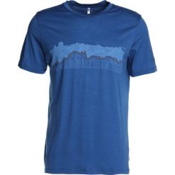 Koszulki polo: Icebreaker MENS TECH LITE CREWE HAUTE ROUTE Tshirt z nadrukiem sea blue