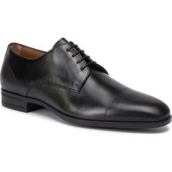 Półbuty BOSS - Kensington 50411049 10201737 01 Black 001. Czarne buty wizytowe męskie Boss, ze skóry, bez zapięcia. W wyprzedaży za 659,00 zł.