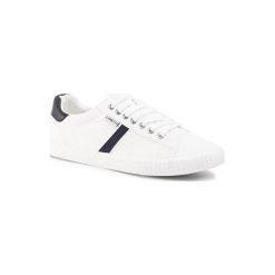Lanetti MSS20089-01. Białe trampki męskie Lanetti, bez wzorów, z materiału, bez zapięcia. Za 79,99 zł.