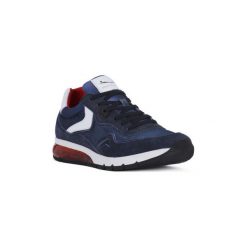 Buty Voile Blanche ENDAVOUR BLU. Niebieskie trampki męskie marki Voile Blanche, bez wzorów, bez zapięcia. Za 928,65 zł.
