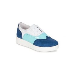 Derby Mellow Yellow DARICHIE. Niebieskie półbuty damskie Mellow Yellow, bez wzorów, bez obcasa, bez zapięcia. Za 259,50 zł.