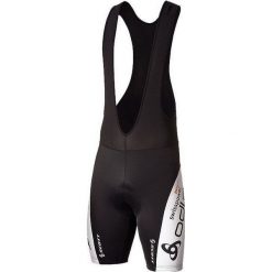 Odlo Tights Shorts 490172-15000. Czarne spodenki i szorty męskie Odlo, xs, bez wzorów, z materiału. W wyprzedaży za 129,99 zł.
