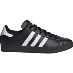 Adidas Coast Star (EE9699). Czarne buty dziewczęce sportowe Adidas, na wiosnę, bez wzorów, ze skóry, bez zapięcia. Za 186,99 zł.
