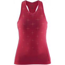 Craft Koszulka damska Belle Glow Różowy XS. Różowe topy sportowe damskie Craft, xs, bez wzorów, z włókna, bez kołnierzyka, bez rękawów, bez kaptura. Za 285,00 zł.