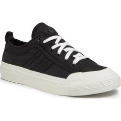Trampki DIESEL - S-atico Low Lace Y01873 P0465 H1532 Black/White. Czarne półbuty męskie Diesel, na co dzień, bez wzorów, z gumy, bez zapięcia. W wyprzedaży za 329,00 zł.