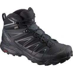 Buty trekkingowe męskie: Salomon Buty męskie X Ultra 3 Wide Mid GTX Black/India Ink r. 42 2/3 (401293)