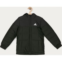 Adidas Performance - Kurtka dziecięca 128-176 cm. Zielone kurtki chłopięce adidas Performance, bez wzorów, z poliesteru, krótkie, z kapturem. Za 279,90 zł.
