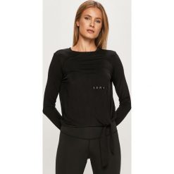 Desigual Sport - Longsleeve. Czarne topy sportowe damskie Desigual Sport, s, bez wzorów, z elastanu, z długim rękawem. Za 259,90 zł.