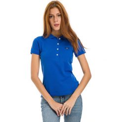 Koszulka polo w kolorze niebieskim. Niebieskie koszulki damskie GALVANNI, m, z haftami, bez rękawów. W wyprzedaży za 119,95 zł.