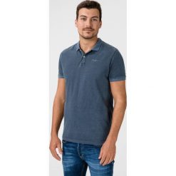 Pepe Jeans Vincent Polo Koszulka Niebieski. Niebieskie podkoszulki męskie Pepe Jeans, s, bez wzorów, z bawełny, vintage, polo, bez rękawów. Za 175,95 zł.