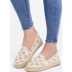 Tomsy damskie: Beżowe Espadryle No Never