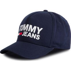 Czapka z daszkiem TOMMY JEANS - Tjm Flock Cap AM0AM04676 496. Niebieskie czapki męskie Tommy Jeans, bez wzorów, z bawełny. Za 179,00 zł.
