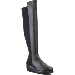 Kozaki WONDERS - C-3309 Negro. Czarne bez kategorii marki Wonders, z materiału, na obcasie. W wyprzedaży za 499,00 zł.