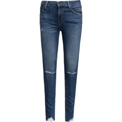 Jeansy J BRAND MARIA. Niebieskie jeansy damskie z jeansu, z podwyższonym stanem. W wyprzedaży za 700,00 zł.