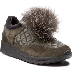 Sneakersy MARELLA - Cinto 65260275 003. Zielone półbuty damskie Marella, na co dzień, z aplikacjami, ze skóry, bez obcasa, na płaskiej podeszwie, bez zapięcia. W wyprzedaży za 479,00 zł.
