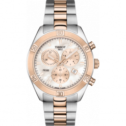 ZEGAREK TISSOT SPORT CHIC LADY CHRONO T101.917.22.151.00. Niebieskie zegarki damskie TISSOT, szklane. Za 2300,00 zł.