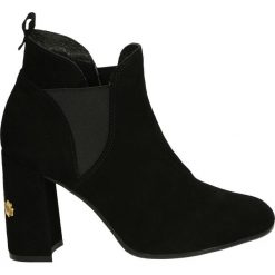 Botki - 2595 NE1-H2VO. Czarne botki damskie skórzane Venezia. Za 249,00 zł.