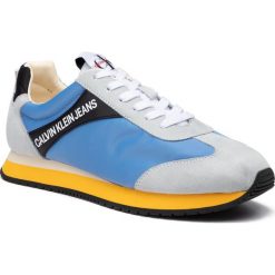 Sneakersy CALVIN KLEIN JEANS - Jerrold S0615 Multi Silver Lake Bl. Niebieskie sneakersy męskie Calvin Klein Jeans, bez zapięcia. W wyprzedaży za 329,00 zł.