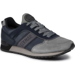 Sneakersy COLMAR - Travis Runner Prime 040 Navy/Gray. Szare sneakersy męskie Colmar, bez zapięcia. W wyprzedaży za 479,00 zł.