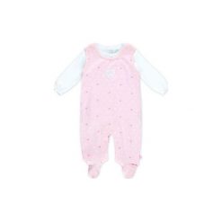 Feetje Girls Śpioszki bows rose - różowy/pink - Gr.Niemowlę (0 - 6 miesięcy). Różowe śpiochy niemowlęce marki Feetje, z bawełny. Za 99,00 zł.