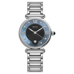 ZEGAREK EPOS Ladies 8000.700.20.85.30. Niebieskie zegarki damskie EPOS, ze stali. Za 3200,00 zł.