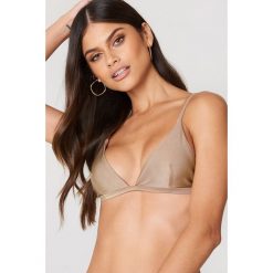Stroje dwuczęściowe damskie: FAYT Top od bikini Kelvin – Brown,Beige
