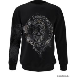 Bluza 2REBEL męska. Czarne bluzy męskie z nadrukiem Pakamera, m. Za 294,00 zł.