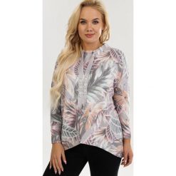 Jasnoszary Sweter Rissyss. Szare swetry damskie Born2be, xl, bez wzorów, bez rękawów, bez kaptura. Za 109,99 zł.