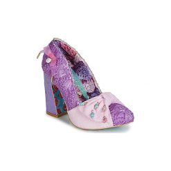Czółenka Irregular Choice TI AMO. Fioletowe czółenka damskie Irregular Choice, bez wzorów, bez obcasa. Za 539,00 zł.