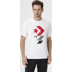 Converse Chevron Koszulka Biały. Białe podkoszulki męskie Converse, s, z nadrukiem, z bawełny, z krótkim rękawem. Za 119,95 zł.