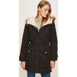 Tommy Jeans - Parka. Czarne kurtki damskie Tommy Jeans, s, bez wzorów, z elastanu, długie, z kapturem. W wyprzedaży za 819,90 zł.