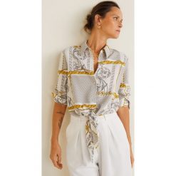 Mango - Koszula Tilic. Szare bluzki damskie Mango, na co dzień, s, bez wzorów, z poliesteru, casualowe, bez kołnierzyka, z długim rękawem. Za 139,90 zł.