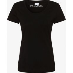 BOSS Casual - T-shirt damski – Tigreat, czarny. Czarne t-shirty damskie BOSS Casual, s, bez wzorów, casualowe, bez kołnierzyka. Za 179,95 zł.