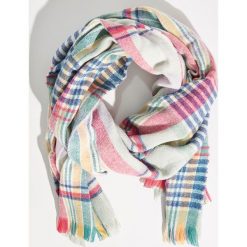 Szalik w kratkę - Wielobarwn. Szare szaliki damskie Sinsay, w kratkę. Za 39,99 zł.