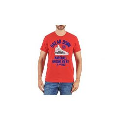 T-shirty z krótkim rękawem Franklin Marshall PRINEVILLE. Czerwone t-shirty męskie Franklin Marshall, xs, bez wzorów, bez kołnierzyka, krótkie. Za 143,40 zł.