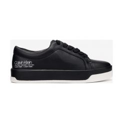 Calvin Klein Fatima Tenisówki Czarny. Czarne trampki i tenisówki damskie Calvin Klein, bez wzorów, ze skóry, bez zapięcia. Za 593,95 zł.
